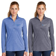 Ladies 1/4 Zip Wicking Pullover